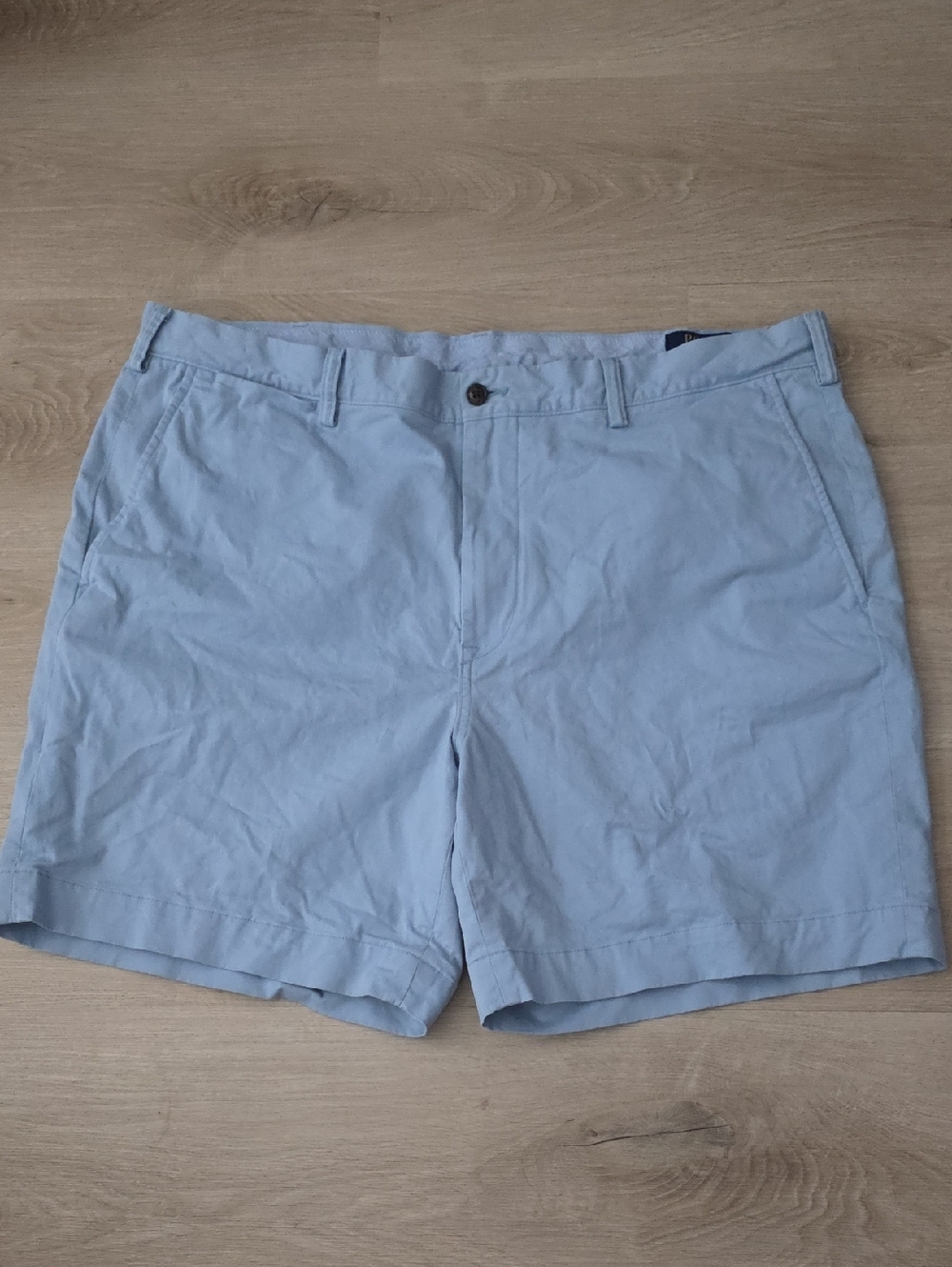 Polo by Ralph Lauren Sky Blue 7-Inch Stretch Straight Fit Chino Short